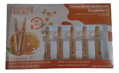 Ampollas Serum Facial Vitamina C Flower Secret - miniatura 2