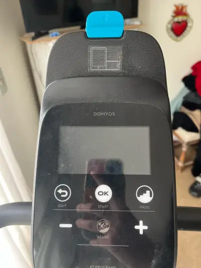 Bicicleta estática con pantalla digital - miniatura 4