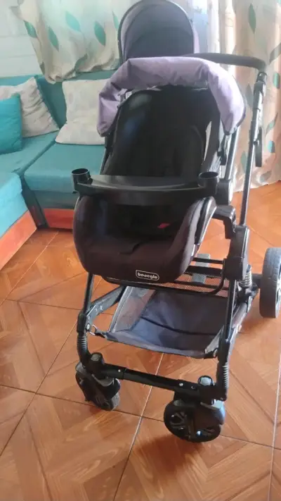 Coche para bebé Bebeglo negro - miniatura 2