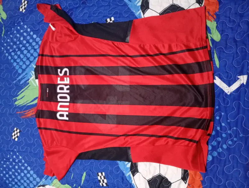 Camiseta fútbol AC Milan roja - 4