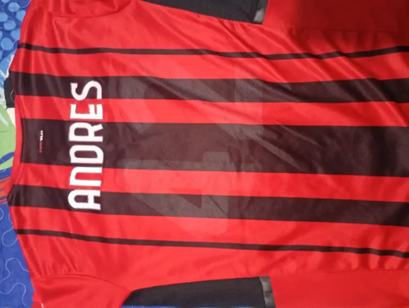 Camiseta fútbol AC Milan roja - 5