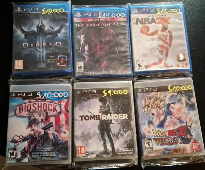 Juegos PS4 y PS3 en buen estado