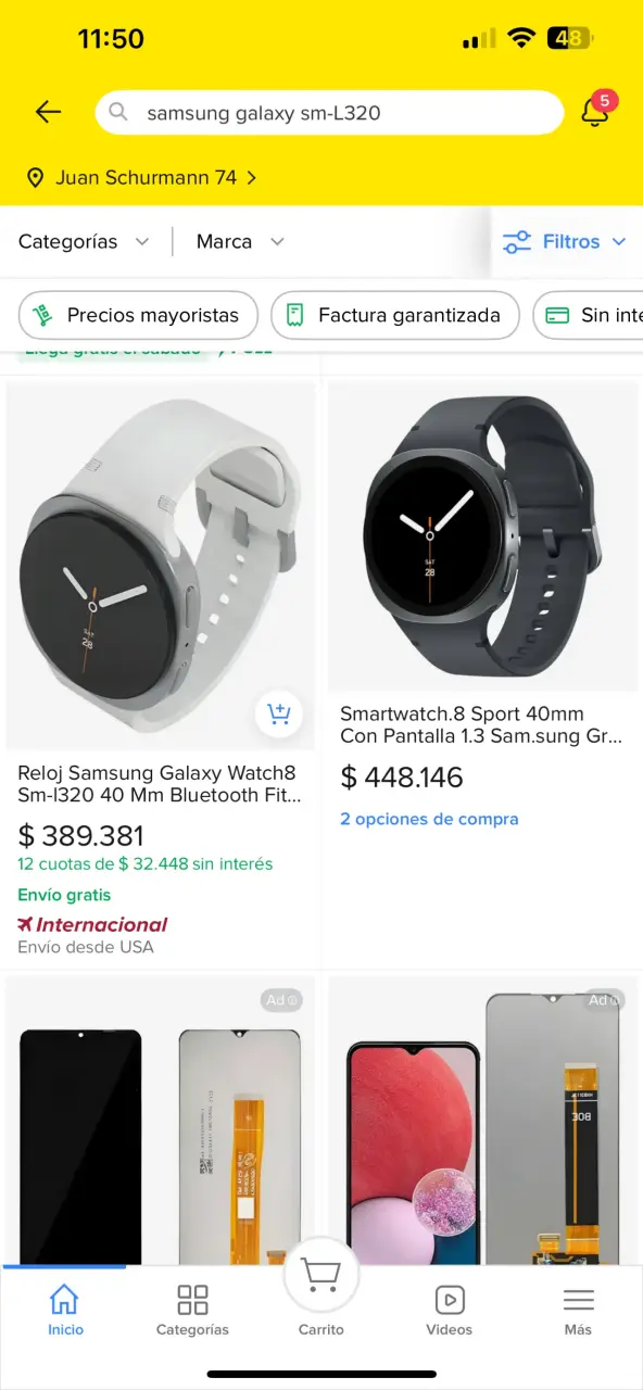 Reloj inteligente blanco - 2