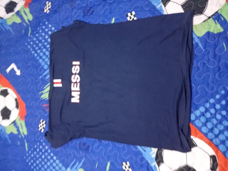Polera PSG Messi azul con logo - 2