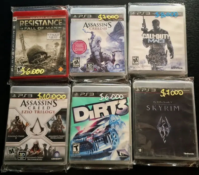 Lote de juegos PS3 variados
