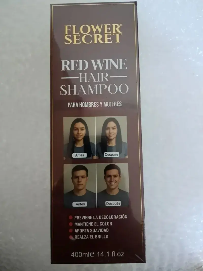 Shampoo Red Wine Flower Secret 400ML | Color Rojo