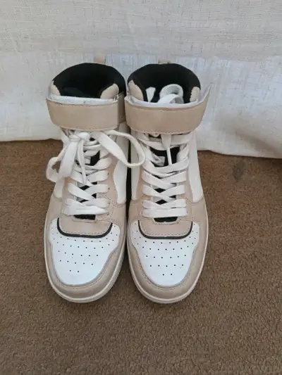 Zapatillas altas beige unisex N°35 Sybilla - miniatura 1