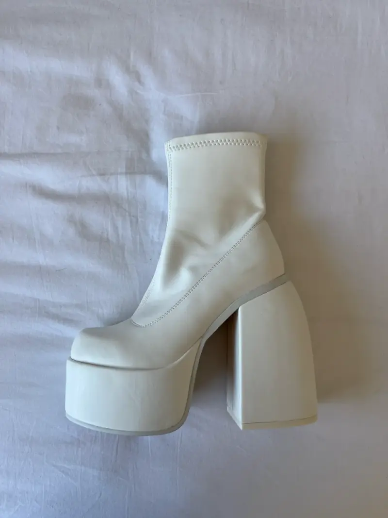 Botas blancas plataforma C/MORAN - 2