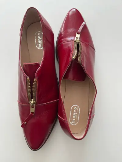 Zapatos rojos con cierre marca Bianco - miniatura 1