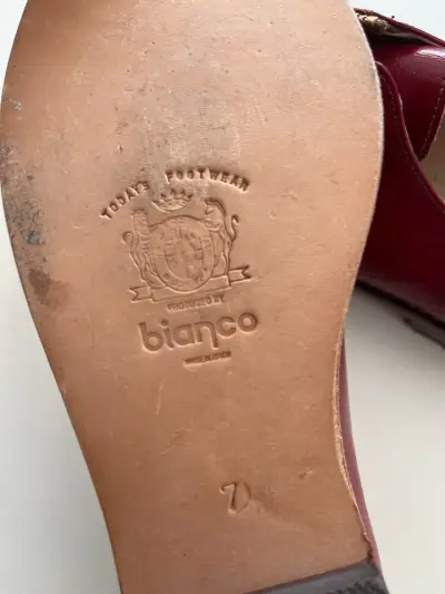 Zapatos rojos con cierre marca Bianco - miniatura 5