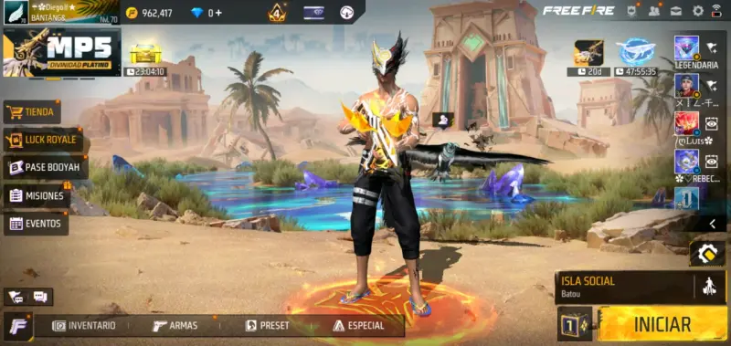 Cuenta de juego Free Fire