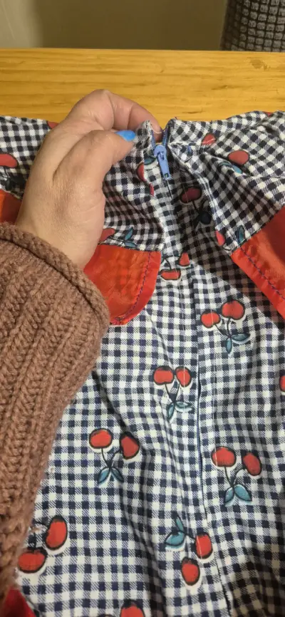 Vestido de huasa estampado talla 14 - miniatura 2
