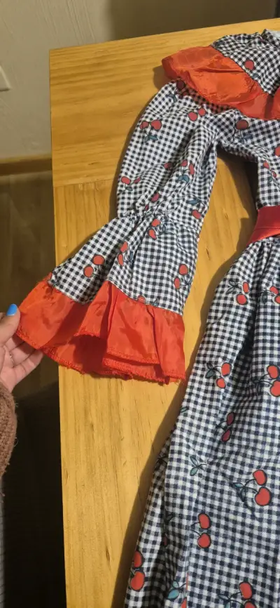 Vestido de huasa estampado talla 14 - miniatura 4