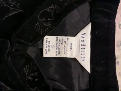 Chaleco Van heusen bordado vintage - miniatura 2