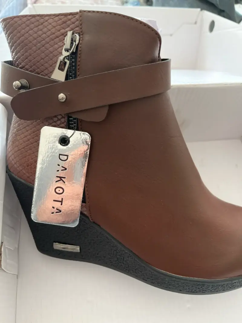 Botines marrones con plataforma - 3