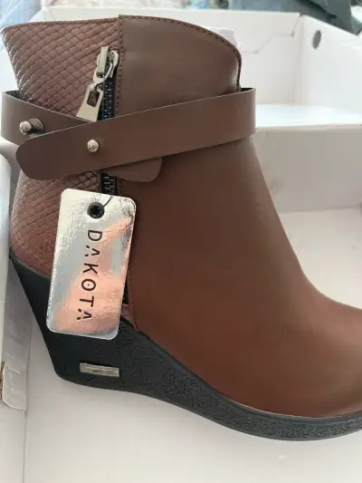 Botines marrones con plataforma - miniatura 3