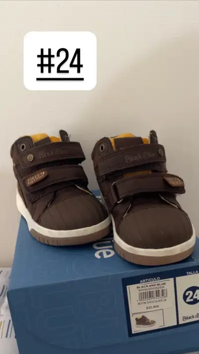 Botines niños chocolate 24 - miniatura 1