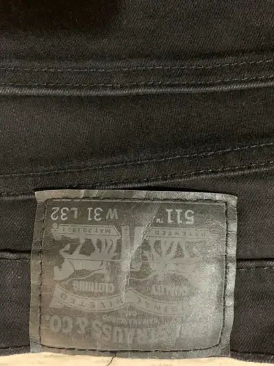 Jeans negros Levis 511 - miniatura 3