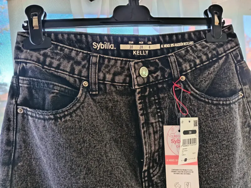 Jeans negros Sybilla nuevos - 3