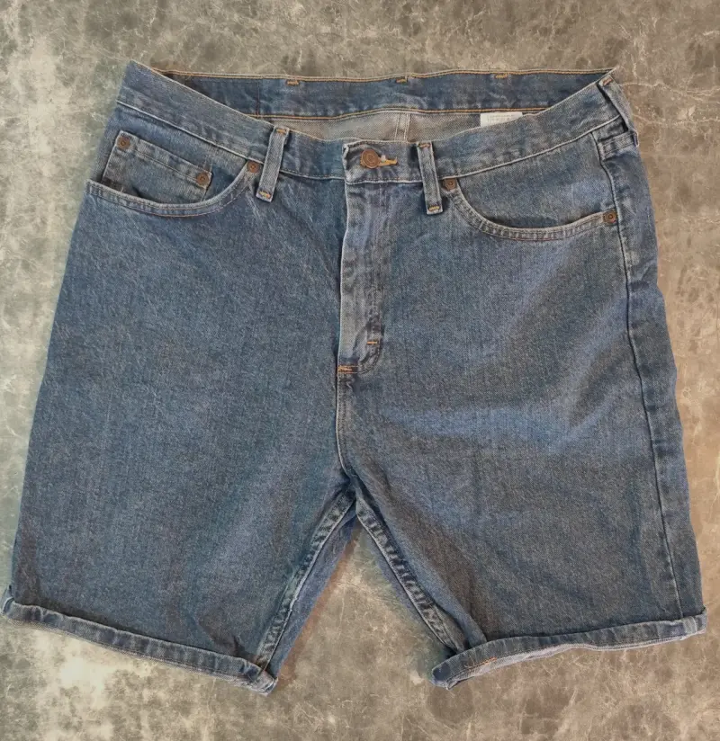 Shorts de mezclilla azul