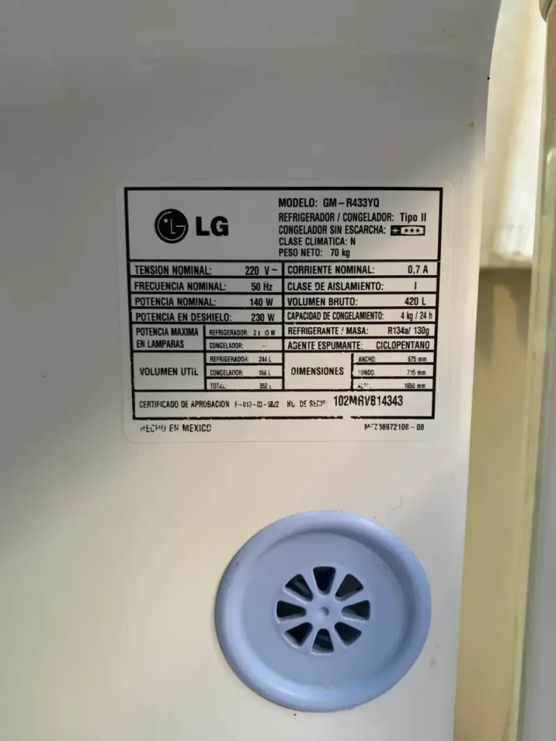 Refrigerador LG 352 Litros No Frost - 5