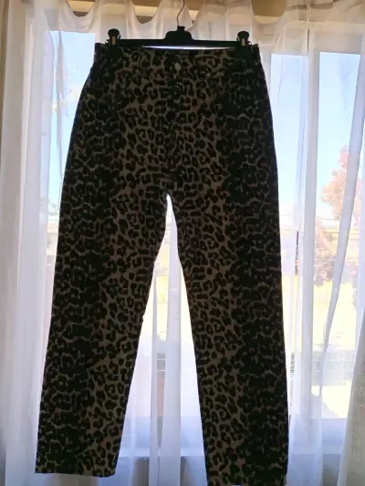 Pantalones estampado leopardo Foster Talla 38 - miniatura 1