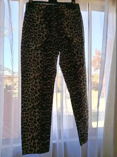 Pantalones estampado leopardo Foster Talla 38 - miniatura 2