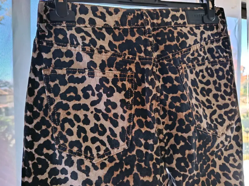 Pantalones estampado leopardo Foster Talla 38 - 3