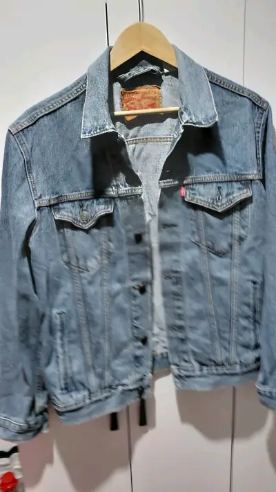Chaqueta de mezclilla azul - miniatura 2