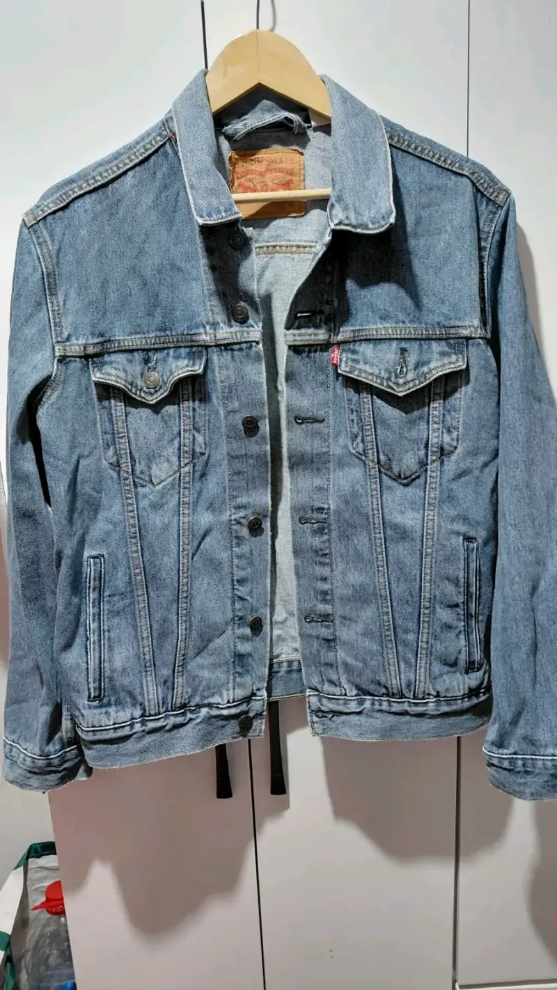 Chaqueta de mezclilla azul - 3