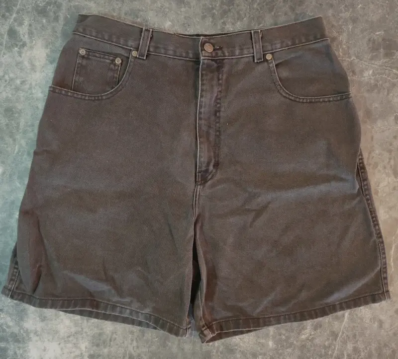Shorts de mezclilla negros - 1