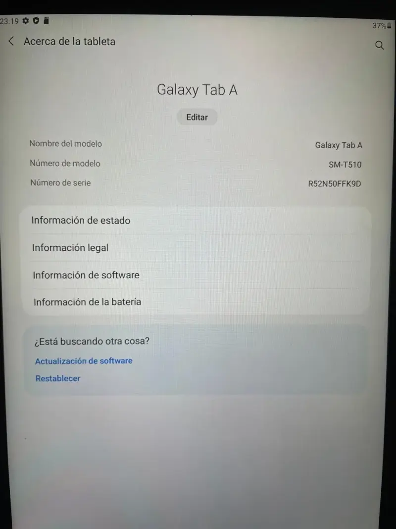Tablet Samsung galaxy Tab A - 4