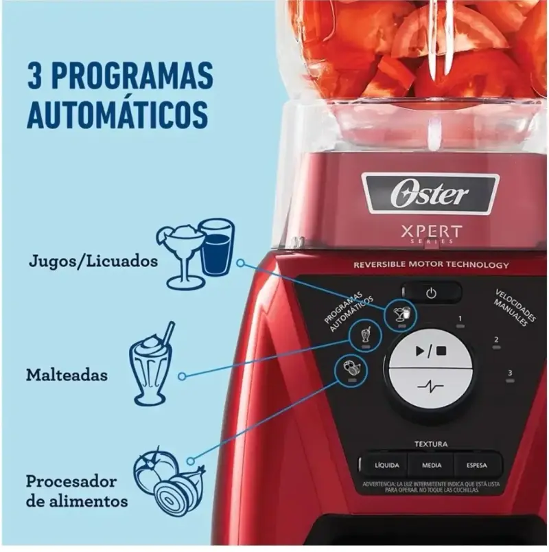 Licuadora Oster Xpert roja - 2