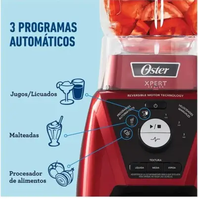 Licuadora Oster Xpert roja - miniatura 2