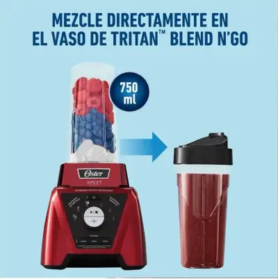 Licuadora Oster Xpert roja - miniatura 4
