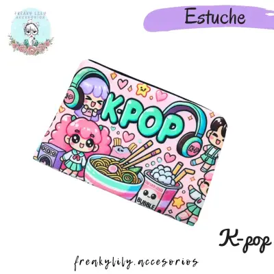 Estuche KPOP diseño colorido - miniatura 1
