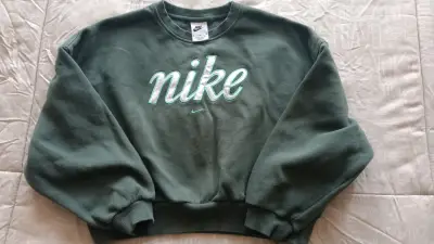Polerón Nike verde oscuro - miniatura 1