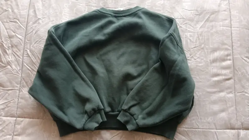Polerón Nike verde oscuro - 3