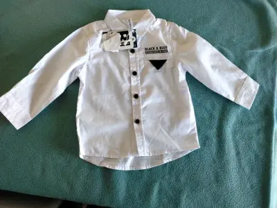 Camisa blanca niño - miniatura 1