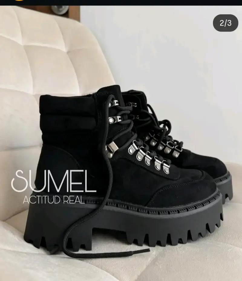 Botas negras plataforma - 2