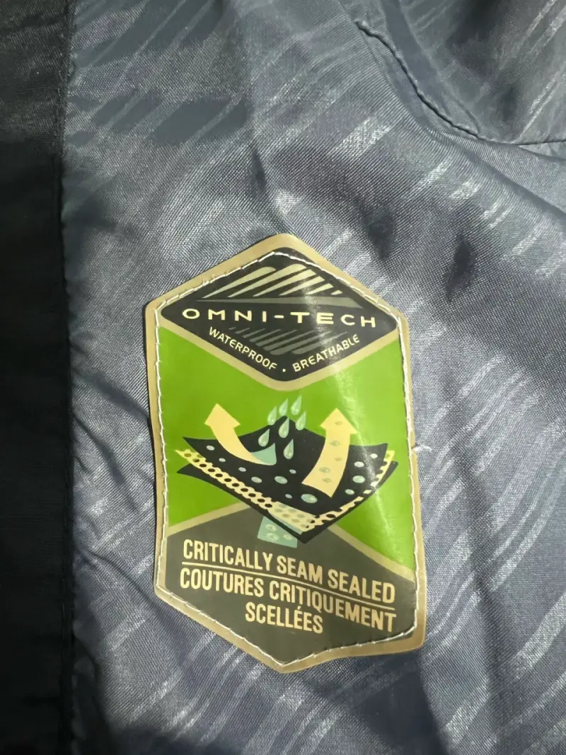 Chaqueta impermeable Columbia negra - 5