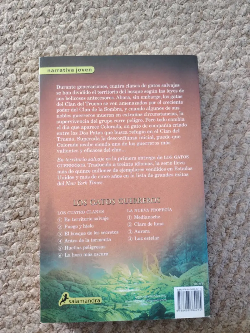 Libro 'Los Gatos Guerreros' de Erin Hunter - 2