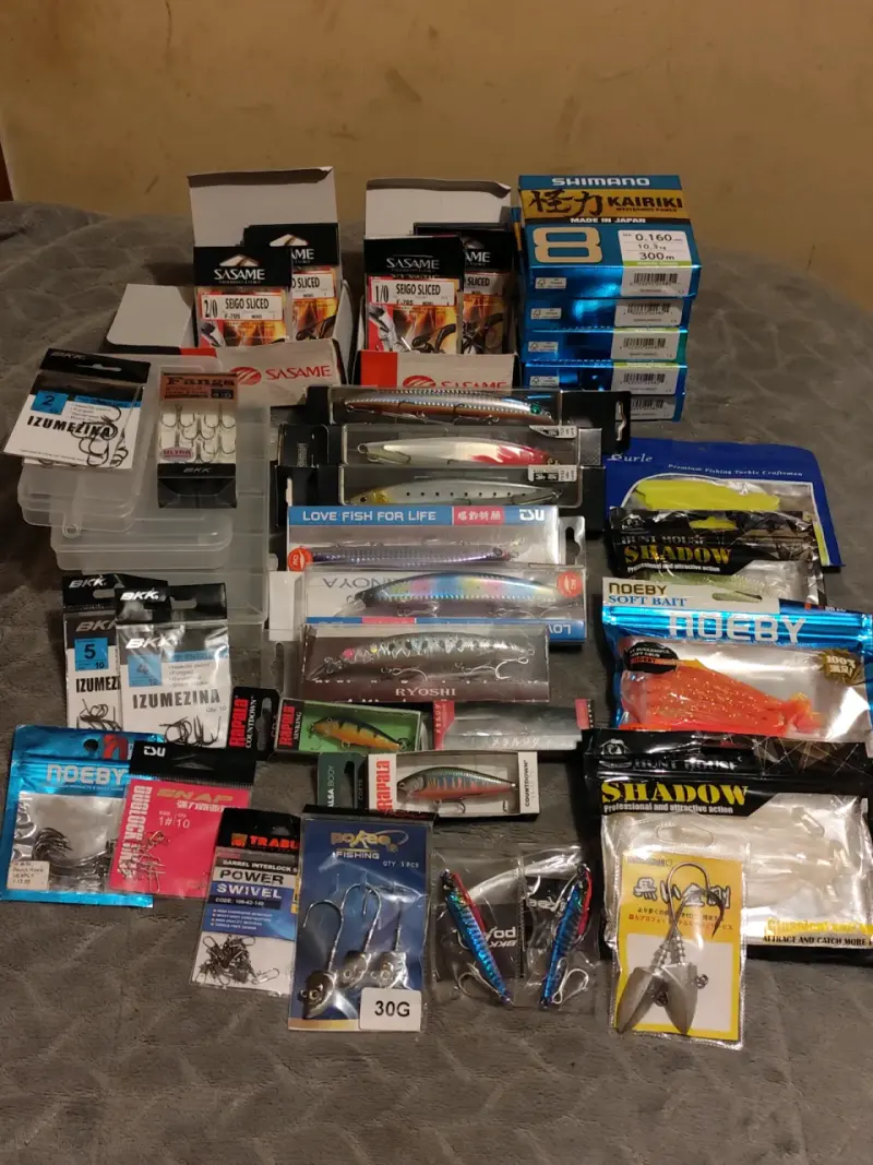 Kit de accesorios de pesca nuevos