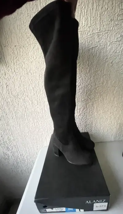 Botas negras altas Alaniz - miniatura 3