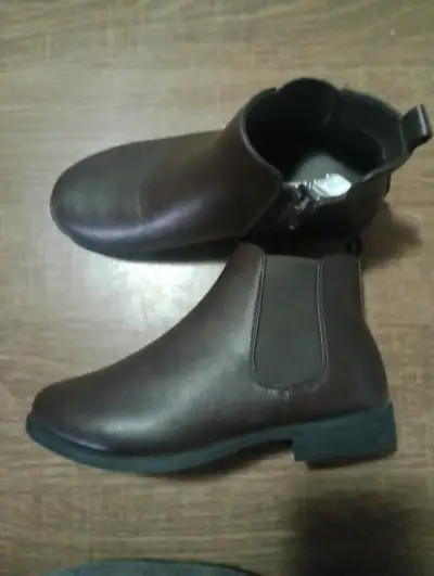 Botines de cuero marrón - miniatura 1