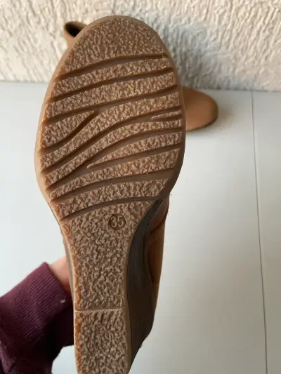 Botines beige con plataforma - miniatura 3