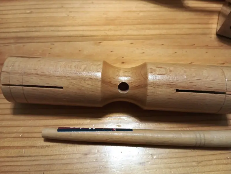 Palo de lluvia de madera