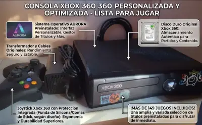 Consola Xbox 360 optimizada - miniatura 1