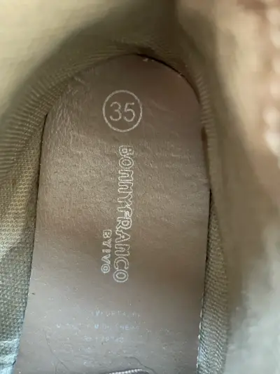 Botines de gamuza beige - miniatura 3