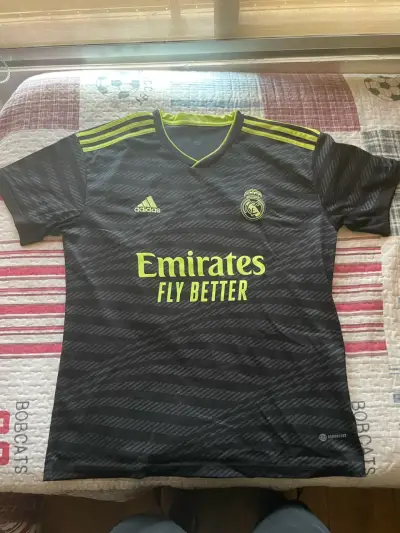 Camiseta Real Madrid negra adidas - miniatura 1